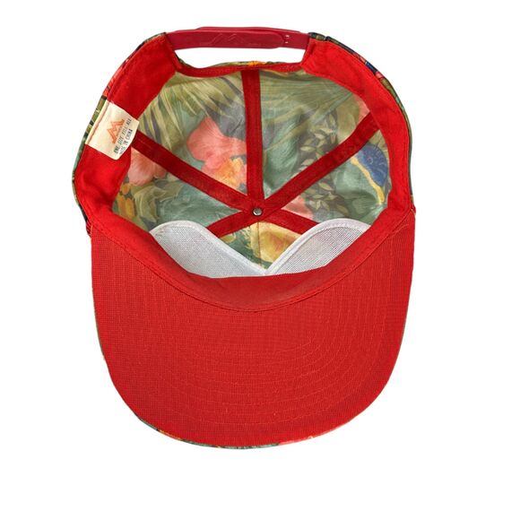 Mohr's Vintage Floral Rope Hawaiian Tropical Hat Snapback One Size - Picture 5 of 6